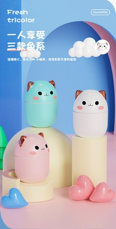 Imagen de 220ml umidificador de ar fofo animal de estimação mini doméstico pequeno arom