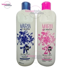 Kit Maria Escandalosa Escova Progressiva 2x1000ml - Original - Nova Embalagem