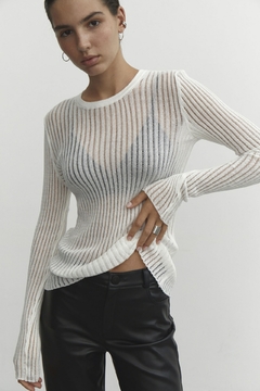 Camiseta Manga Longa Transparente