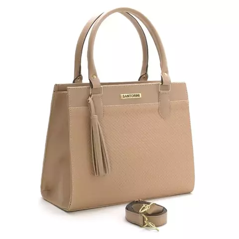 Bolsa Grande Santorini Handbag