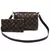 Kit Bolsa Feminina Transversal Pequena Necessarie Com Carteira Lv - loja online