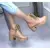 Bota Feminina Conforto Coturno Cano Curto Salto Médio Grosso