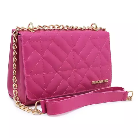 Bolsa Feminina Pequena Transversal De Ombro Alça De Corrente