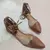 Sapatilha Mule Bico Fino Feminino De Amarrar - loja online
