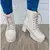 Bota Feminina Conforto Coturno Cano Curto Salto Médio Grosso - loja online