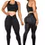 Kit 2 Conjuntos Feminino Academia Top e Legging Levanta Bumbum - comprar online