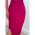 Saia Midi Tricot Canelada com Fenda do Lado - comprar online