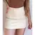 Saia Cintura Alta Courino Moda Verão - comprar online