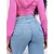 Calça Wide Leg Pantalona Jeans Cintura Alta Levanta Bumbum na internet