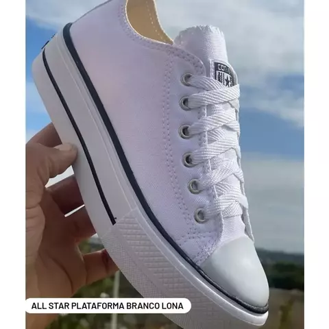 Tênis Casual Plataforma Feminino Cano Curto Star Promoção all star