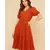 Vestido Plissada Lisa Midi Rodado Com Cinto - loja online