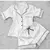 Imagem do Camisa do Pijama Americano Rosé/Nude (cetim com lycra)