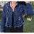 Jaqueta jeans manga longa destroyed / cropped moda blogueira - Lojas Angelini | Frete Grátis para Todo Brasil