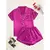 Camisa do Pijama Americano Rosé/Nude (cetim com lycra) - comprar online