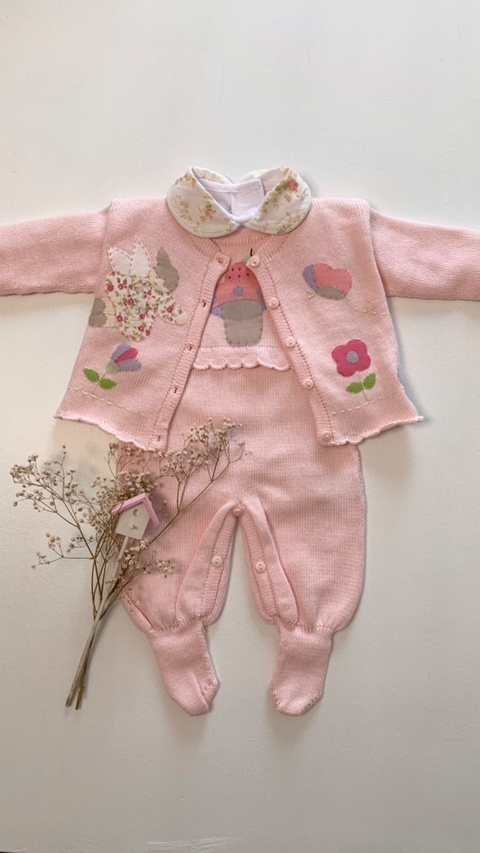 Conjunto Rosa do Jardim da Fadinha (P) - comprar online