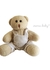 Ursinhos M em Pele de Plush com Roupinha Bege