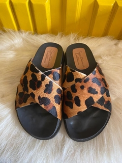 Imagem do Chinelo França - Croco Marrom
