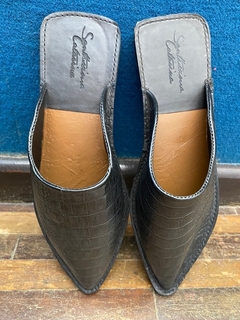 Marroquina - Croco Preta - loja online