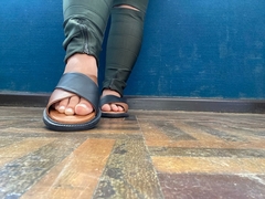 Chinelo França - Branco com Preto