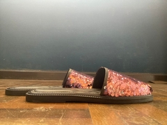 Alpargata Paetê Rosa - Solado de Corda - comprar online