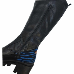 Bota Cano Alto Salto Bloco - comprar online