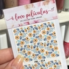 Película de unha flores laranjas FRL - 014