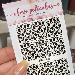 Película de unha tulipas pretas FRL - 023
