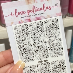 Película de unha pontinhos pintados DVS - 089