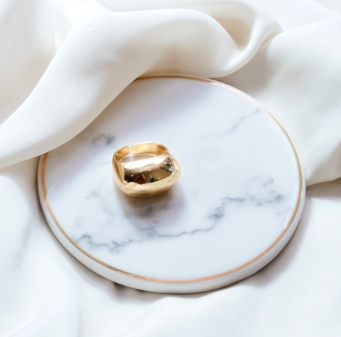 Anel ovalado ajustável