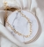 Colar choker corrente elos de coração