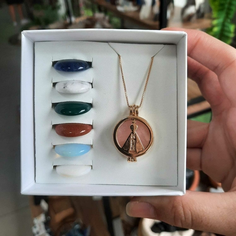 COLEÇÃO RELICÁRIO - NSA SENHORA - COMBO 7 PEDRAS - comprar online