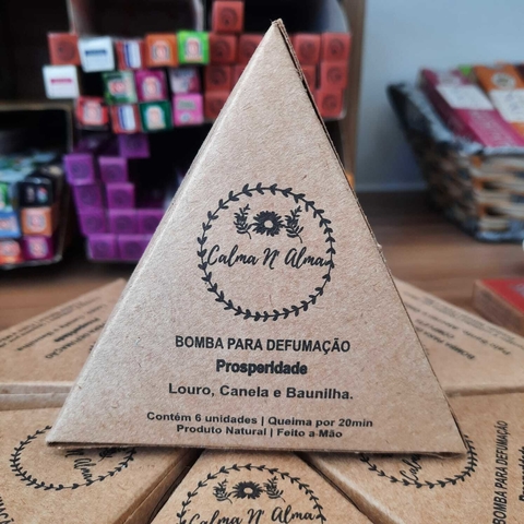 BOMBITA DE DEFUMAÇÃO CALMA N'ALMA - PROSPERIDADE