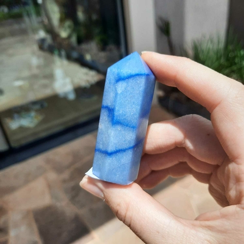 MINI PONTA POLIDA - QUARTZO AZUL