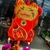 Maneki Neko - Móbile Tecido Bordado na internet