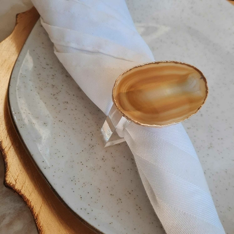 Marcador Guardanapos - Chapa de Ágata