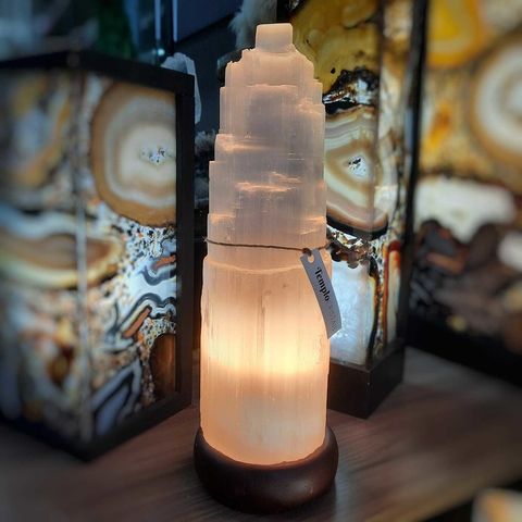 LUMINÁRIA SELENITA 30CM