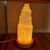 LUMINÁRIA SELENITA 20 CM - BASE LED COLORIDA na internet