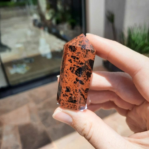 MINI PONTA POLIDA - OBSIDIANA CAFÉ