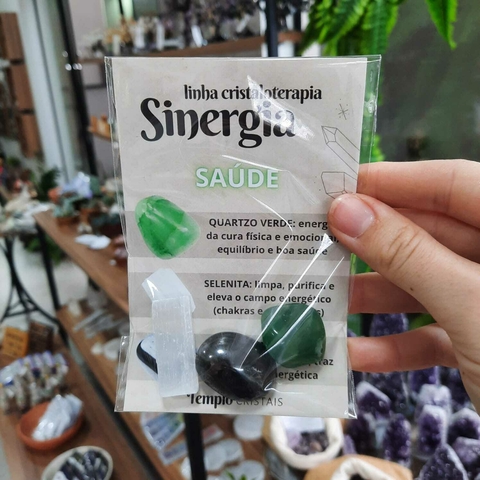 Sinergia da Saúde - Linha Cristaloterapia