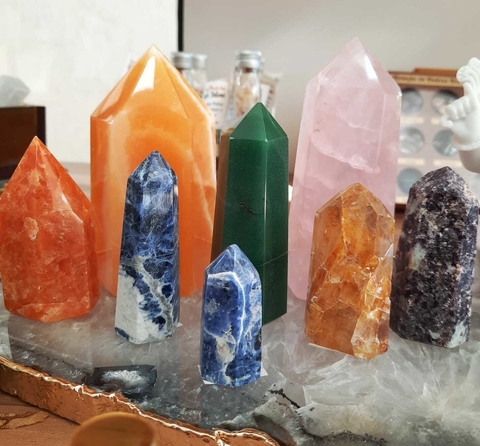 PONTAS POLIDAS - CRISTAIS DIVERSOS