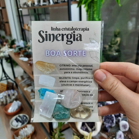 Sinergia da Sorte - Linha Cristaloterapia