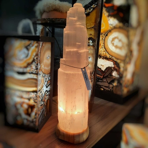 LUMINÁRIA SELENITA 40CM