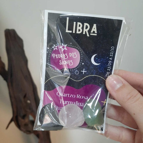 Kit 3 Cristais do Signo - Libra