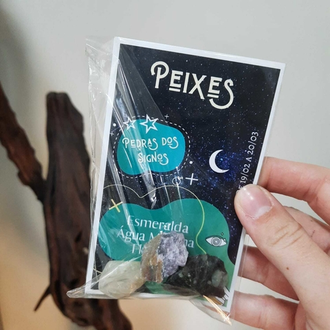 Kit 3 Cristais do Signo - Peixes