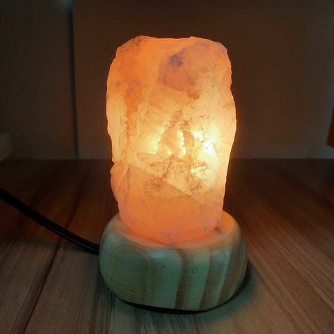 LUMINÁRIA QUARTZO ROSA - P