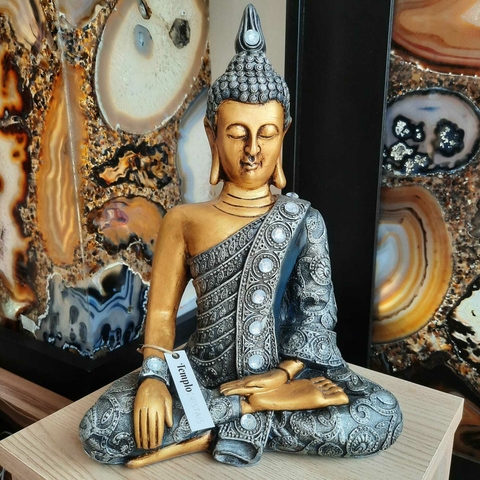 Buda dourado/prata - G