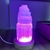 LUMINÁRIA SELENITA 15 CM - BASE LED COLORIDA - Templo Cristais
