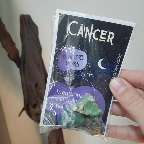 Kit 3 Cristais do Signo - Câncer