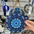 Mandala Olho Grego - 16cm - Cerâmica