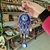 Móbile Mão Hamsa G com Olho Grego - comprar online